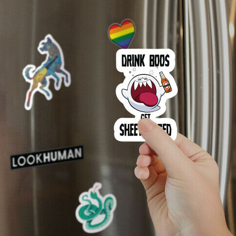 Drink Boos, Get Sheet Faced Magnet