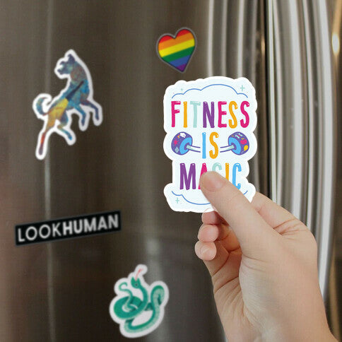 Fitness Is Magic Magnet