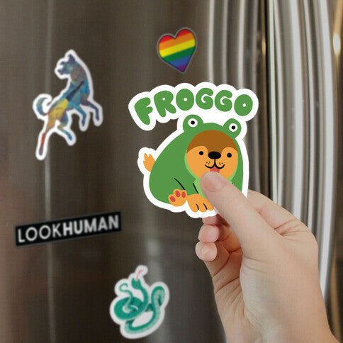 Froggo Doggo Frog Magnet