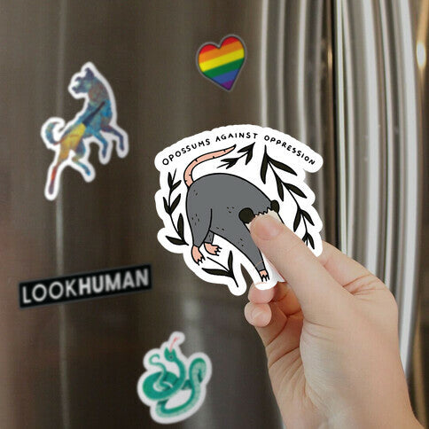Opossums Against Oppression Magnet