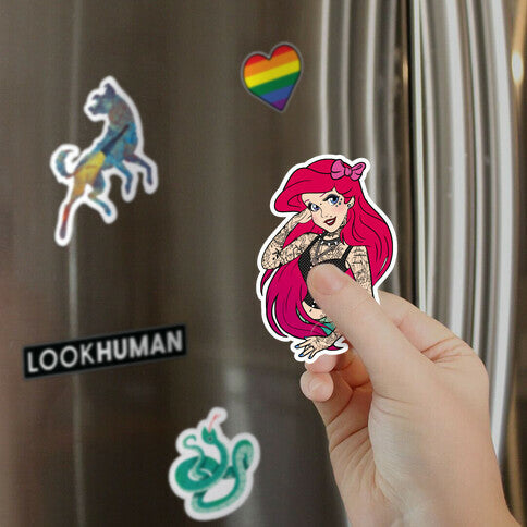 Punk Ariel Parody Magnet