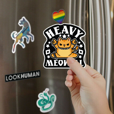 Heavy Meowtal Magnet