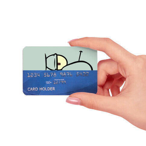 Meh Octopus Cult Cartoon Credit Card Skin
