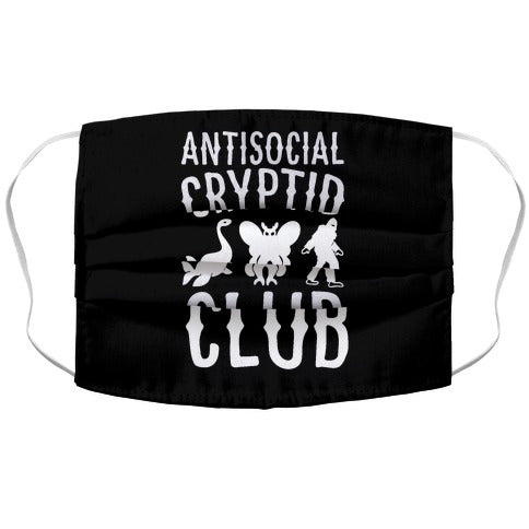 Antisocial Cryptid Club Face Mask