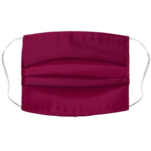 Burgundy Face Mask