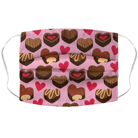 Chocolates of Love Pattern Face Mask