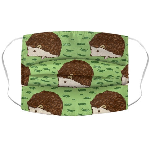 Cute Hedgehog Pattern Face Mask