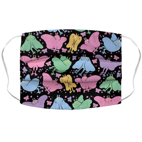 Cute Pastel Mothman Face Mask
