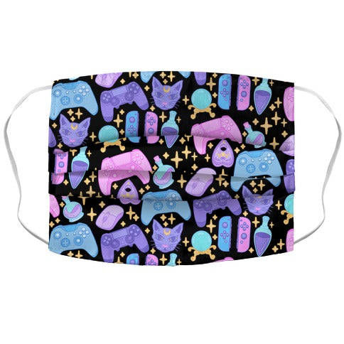 Gamer Witch Pattern Face Mask