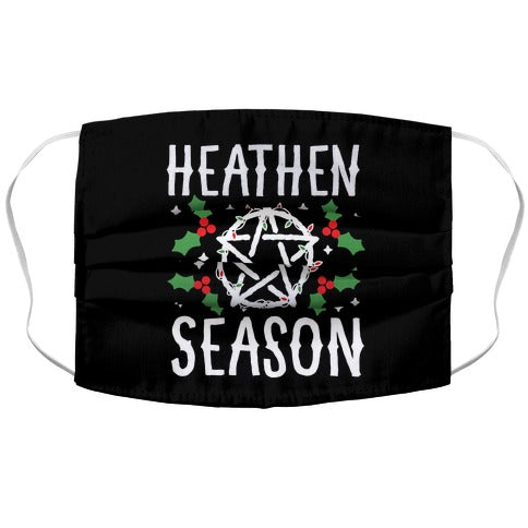 Heathen Season Christmas Face Mask