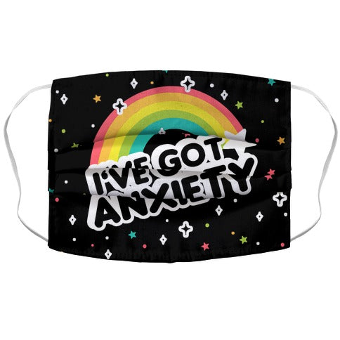 I've Got Anxiety Rainbow Face Mask