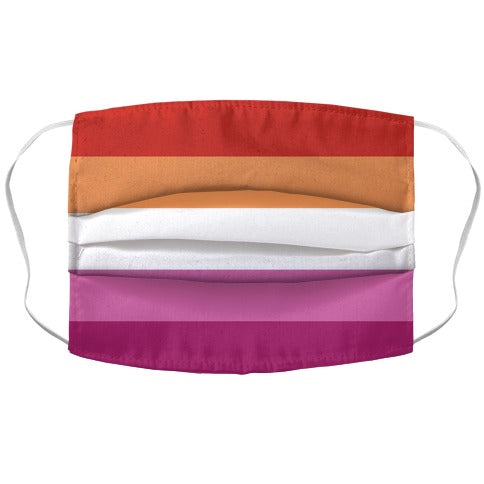Lesbian Pride Flag Face Mask