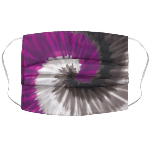 LGBTie dye: Ace Face Mask