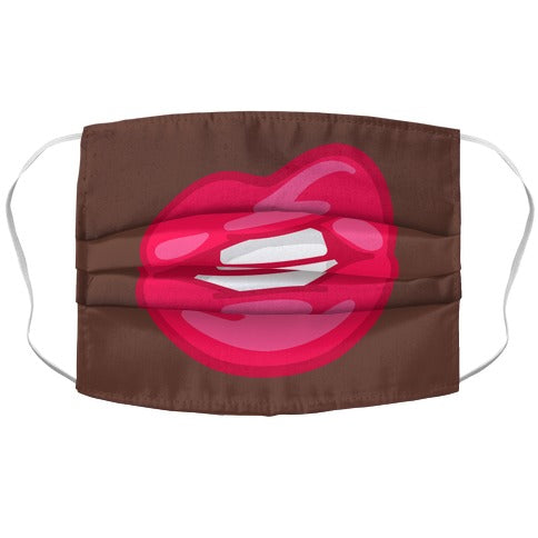 Lips (brown skin) Face Mask