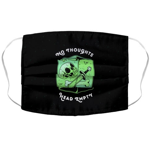 No Thoughts, Head Empty (Gelatinous Cube) Face Mask