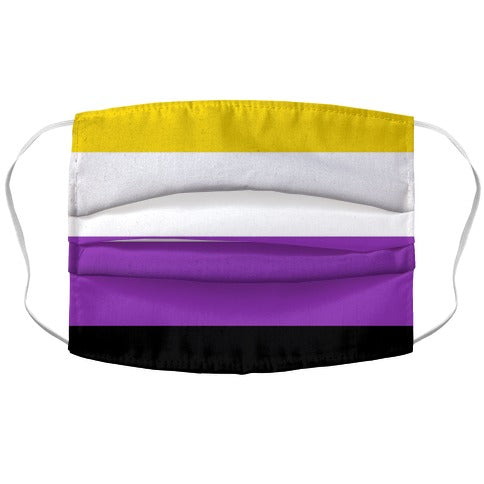 Non Binary Pride Flag Face Mask