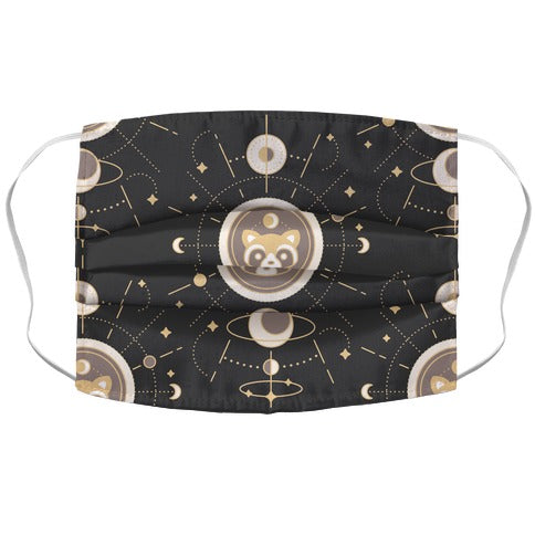 Raccoon Moon Face Mask
