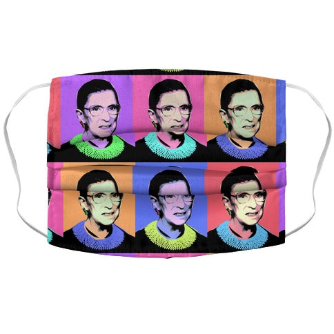 RBG Pop Art Face Mask