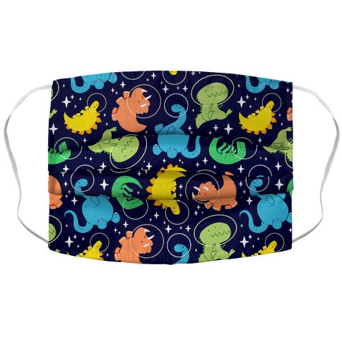 Space Dinos Face Mask