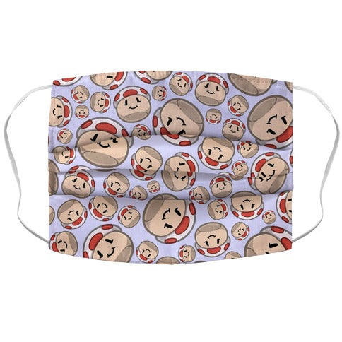 Stuffed Shrooms Pattern Face Mask