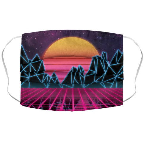 Synthwave Face Mask