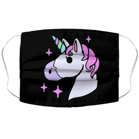 Unicorn Head Face Mask