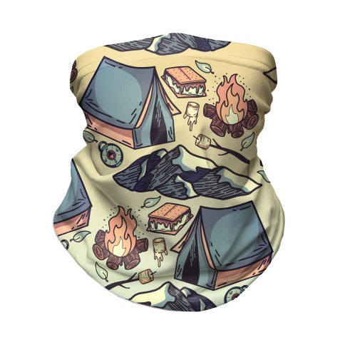 Camping Is Cool Neck Gaiter