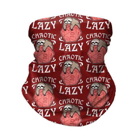 Chaotic Lazy Neck Gaiter