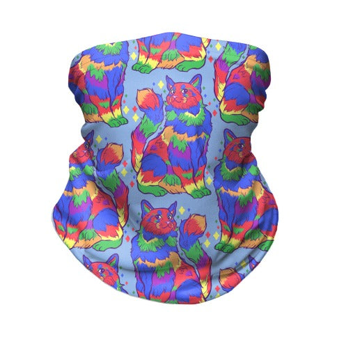 Gay Pride Cat Neck Gaiter