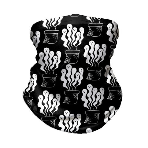 Spooky Ghost Plant Neck Gaiter