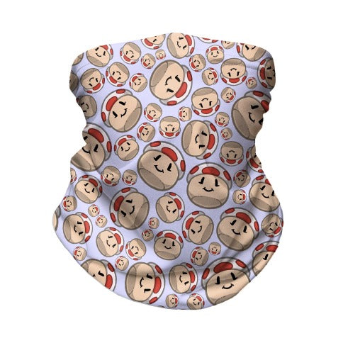 Stuffed Shrooms Pattern Neck Gaiter