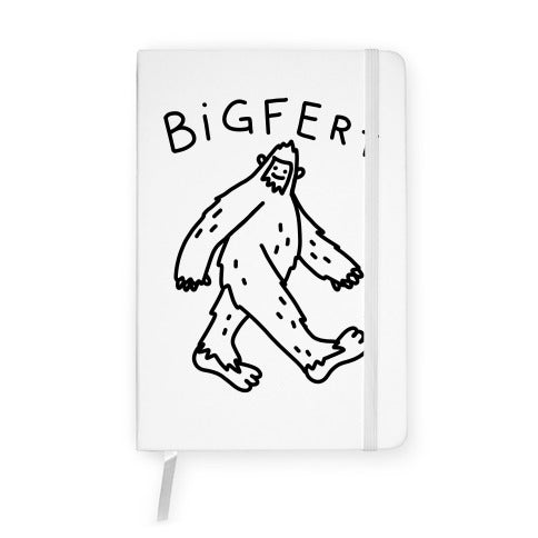 Derpy Bigfert Sasquatch Notebook
