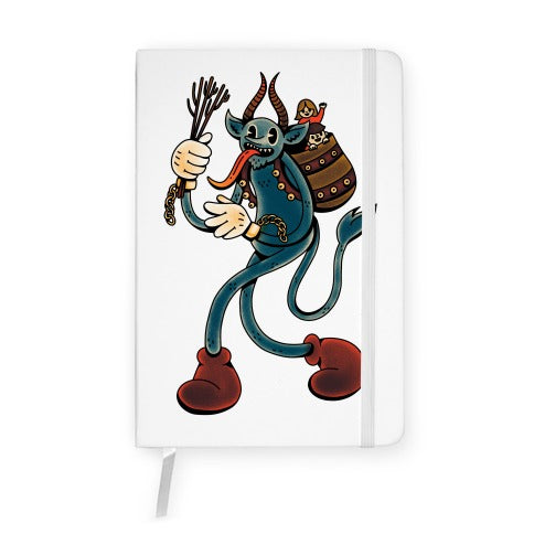 Krampus Cartoon Notebook