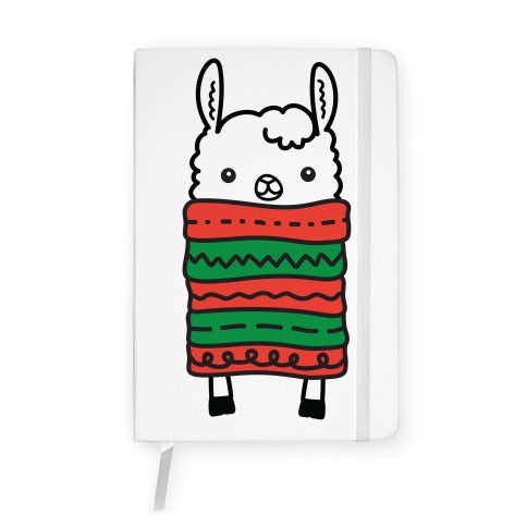 Long Llama Scarf Notebook