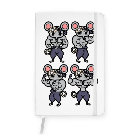 Muscle Mice Pattern Parody Notebook