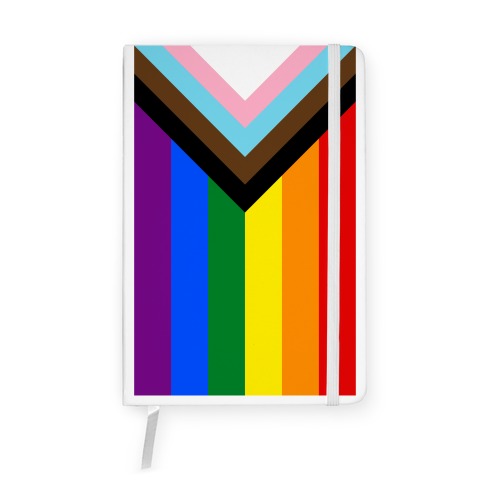 Progress Pride Flag Notebook