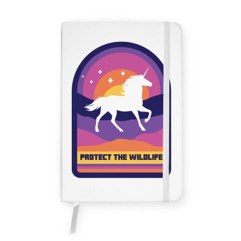 Protect The Wildlife (Unicorn) Notebook