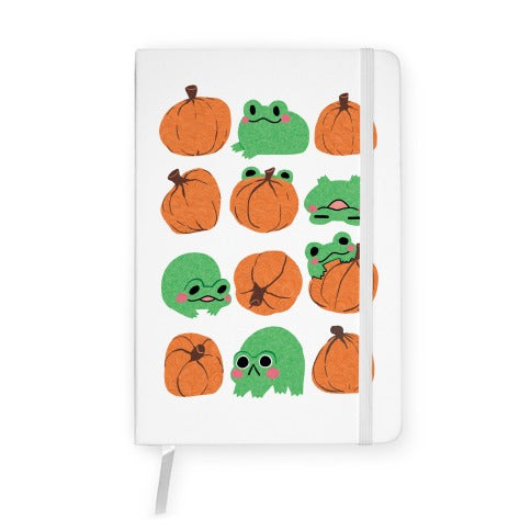 Pumpkins  Frogs Notebook