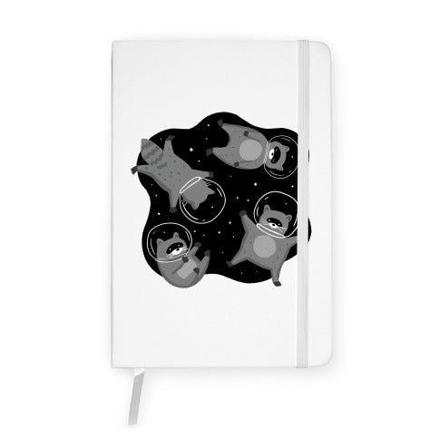 Raccoons In Space Notebook