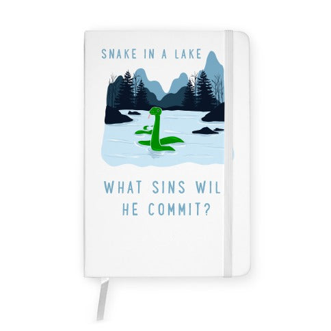 Snake In a Lake Notebook