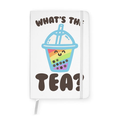 What's The Tea Bubble Tea Notebook