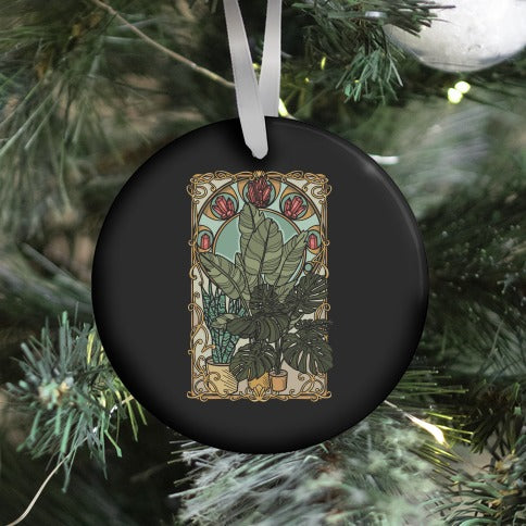 Art Nouveau House Plants Ornament