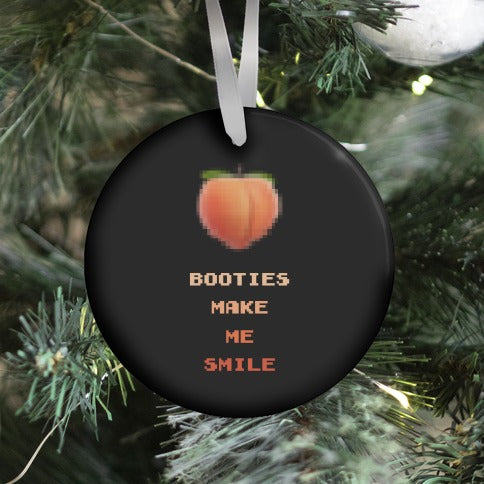 Booties Make Me Smile Ornament