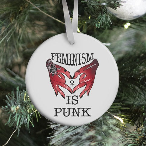 Feminism Is Punk Ornament