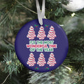 It's the Most Wonderful Time of the Year (Holiday Tree Cake Time) Ornament