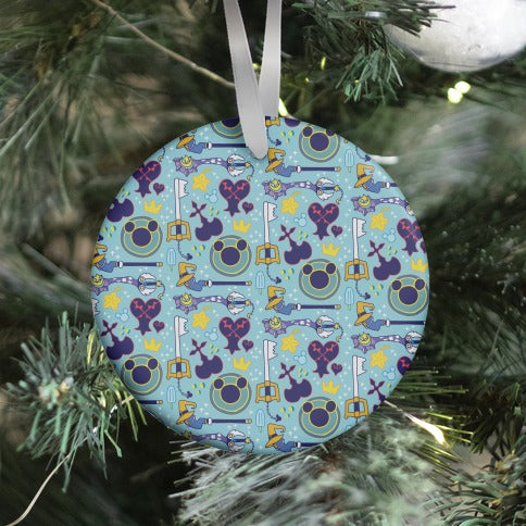 Kingdom Hearts pattern Ornament