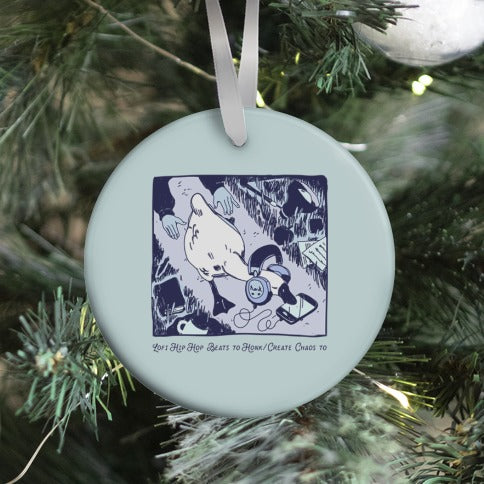 Lofi Hip Hop Goose  Ornament