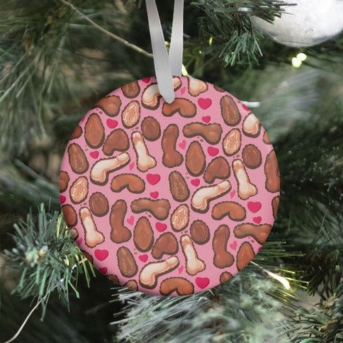 NSFW Valentine's Chocolates Pattern Ornament