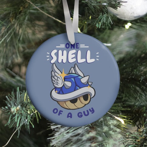 One Shell of A Guy: Blueshell Ver Ornament