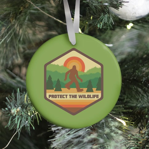 Protect The Wildlife (Bigfoot) Ornament